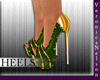 VN Green&Gold Diva Heels