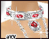 aYY-Red Rose Chain Colla