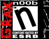 Rated N (noob) Sticker