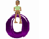 Jr*Purple O Letter Anima