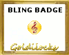 Music Badge Sticker