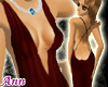 ANN Sexy Back Gown RED