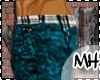 MH|teal skinnies