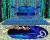 Dk Blue Fur Cuddle Rug