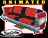 Red 50s DINER Chevy Sofa