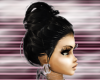 |$| Loose Top Knot Black