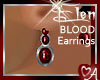 Earrings Blood