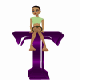 Jr*Purple T Letter Anima