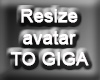 Resize Avatar To GIGA