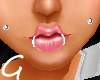 {G} Cheek Piercings