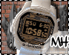 MH| white g-shock 2