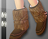 m> Fur Boots Brown