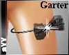 aYY-black Bow Diamond Garter