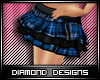 [Kiki] School skirt blue