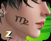 tatto Rosto Signo virgem