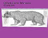 Black Bear Shower Curtai