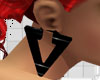 *E* PVC Triangle Earring