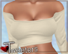 Champagne Crop Sweater