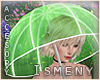 [Is] Umbrella Green Neon