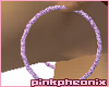 Lilac Sparkle Hoops