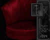 victorian red chair