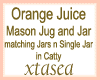Orange Juice Jug n Jar