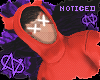 Red Hoodie Horns