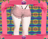 pink shorts with thong