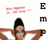 {emp} off duty sign