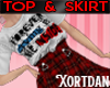 *LK* Top & Skirt