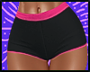 Black/Pink Sport Shorts