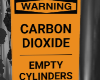 CARBON DIOXIDE sign