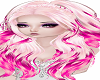 Dark Pink Tips Doll Hair