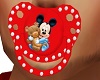 M Red Mickey paci