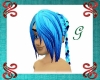multi blue luu hair