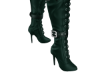 Emerald thigh boots