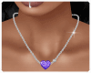 Purple Crystal Heart