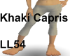 Khaki Capris