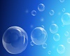 Bubbles Blue Rug