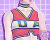 ' UA Cheerleader Top ~