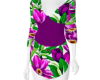 Floral & Purple Shirt