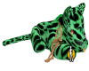 Green Leopard Couch