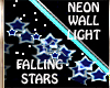 NEON LIGHT FALLING STARS