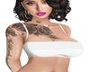 White Tank w/ Tattoos F