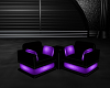 Black/Purple Chairs