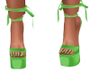 Iris Green Heels