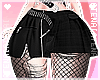 ❄ Goth Skirt Black