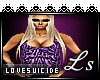 [LS] purple zebra top