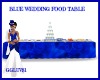  BLUE WEDDING FOOD TABLE