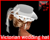 Victorian wedding hat